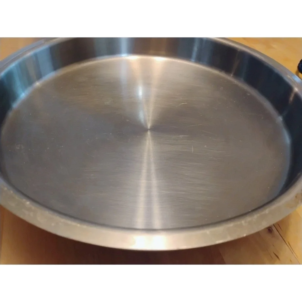 Vintage Amway Queen 6 QUART Stockpot 18/8 Stainless Steel Multi Ply USA